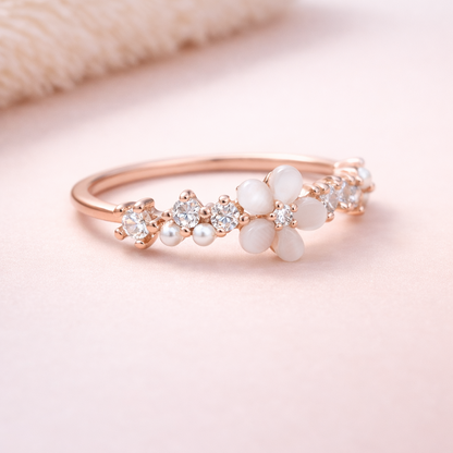 Blush Meadow 925 Sterling Silver Ring