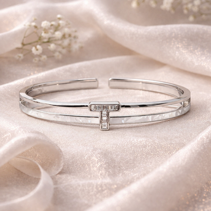T-Bar Radiance 925 Sterling Silver Bracelet