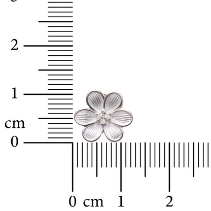 Flora Veil 925 Sterling Silver Earrings
