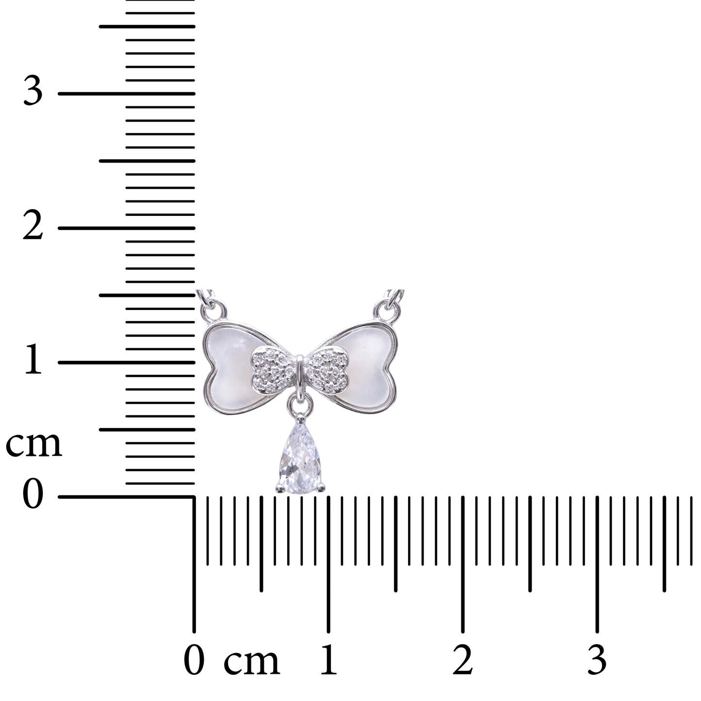 Moonlight Bow 925 Sterling Silver Necklace