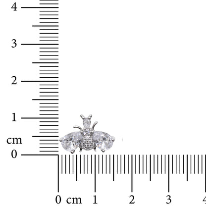 Crystal Bee 925 Sterling Silver Earrings
