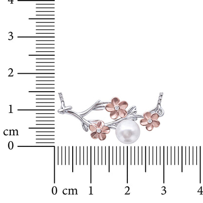 Sakura Pearl Vine Necklace