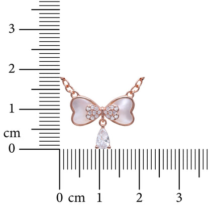 Moonlight Bow 925 Sterling Silver Necklace
