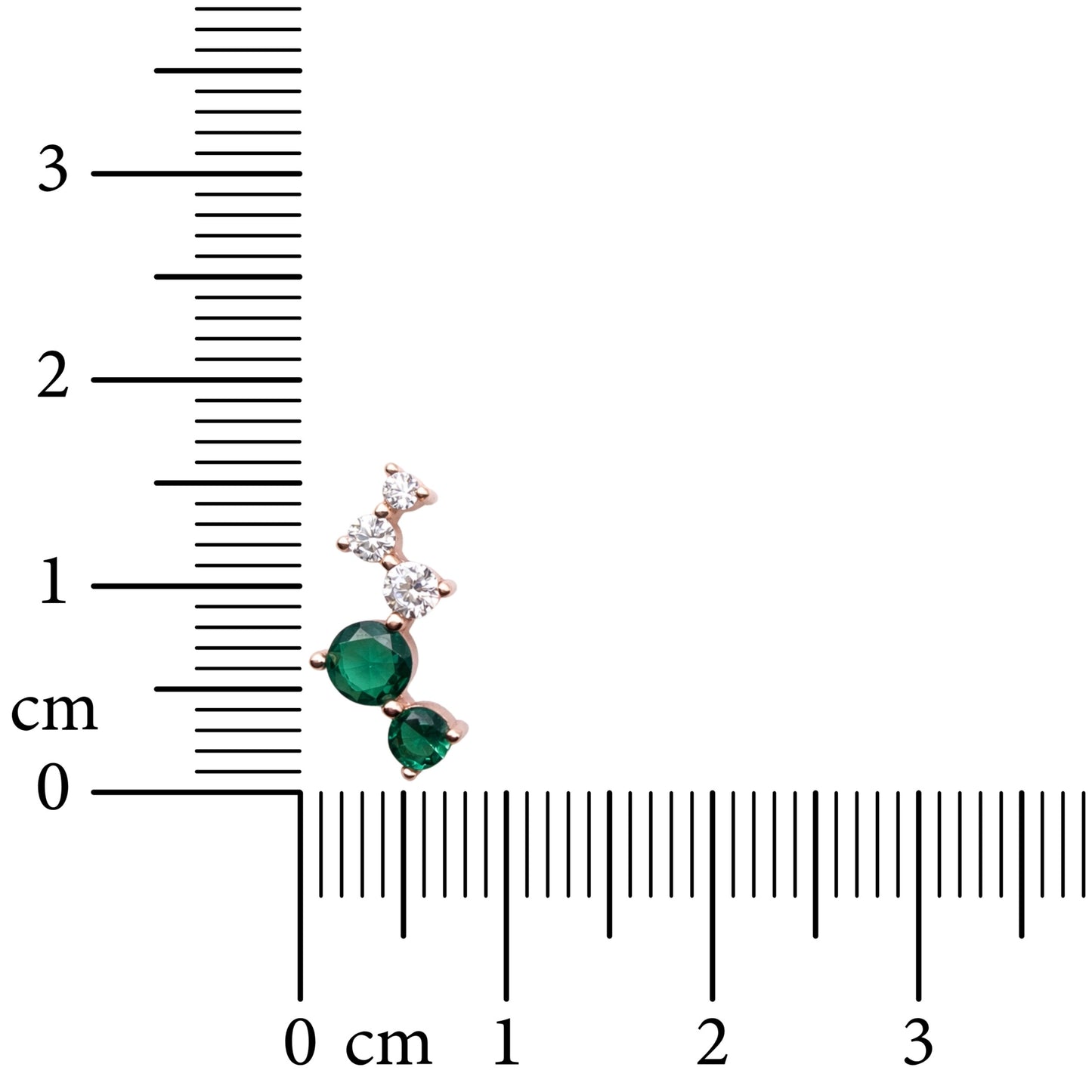 Emarald Trail 925 Sterling Silver Earrings
