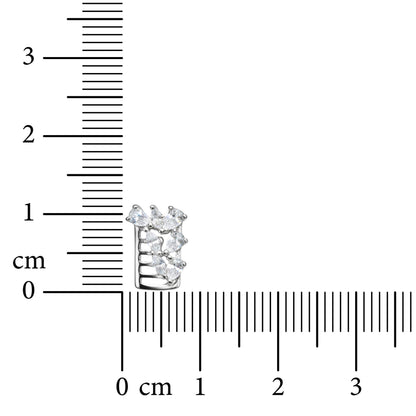 Lattice Gleam 925 Sterling Silver Earrings