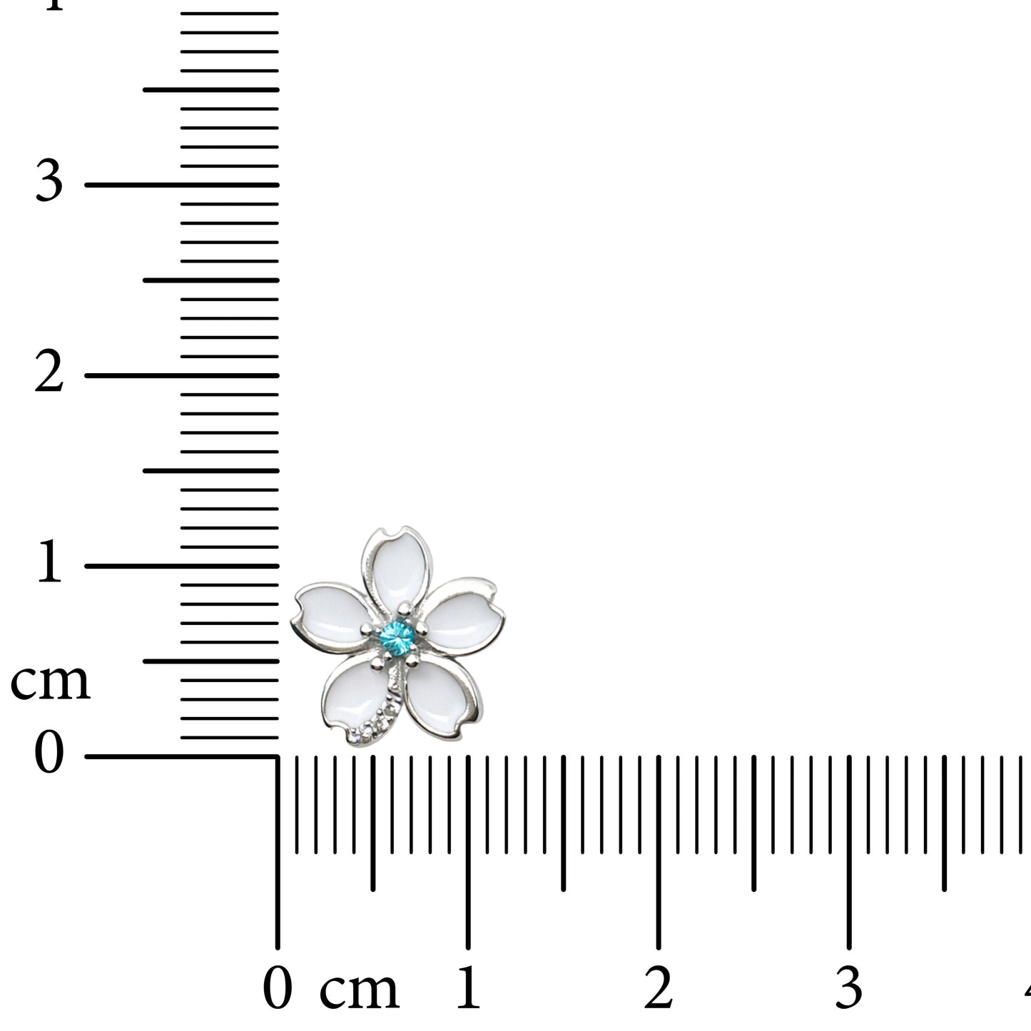 Petal Charm 925 Sterling Silver Earrings