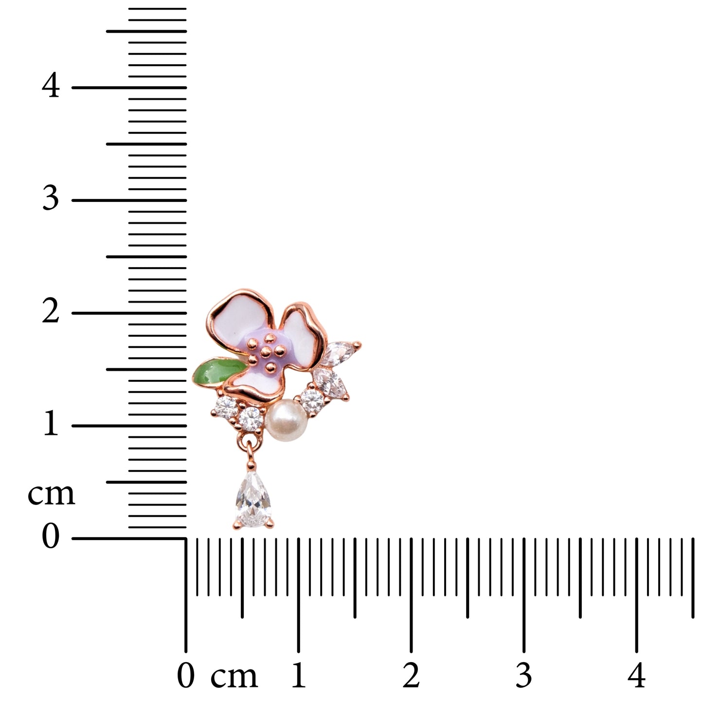 Pastel Petal 925 Sterling Silver Earrings