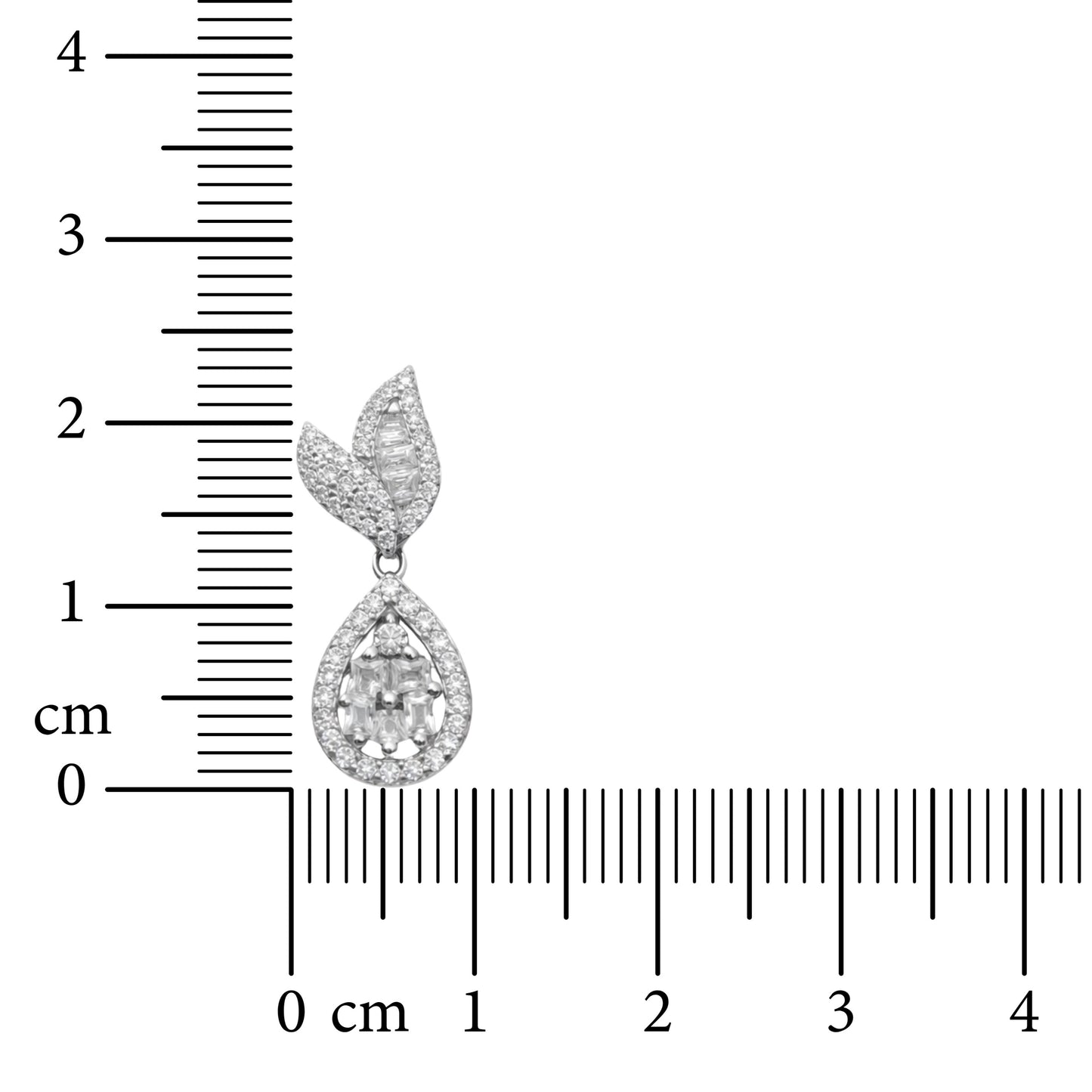 Luminous Leaf 925 Sterling Silver Earrings
