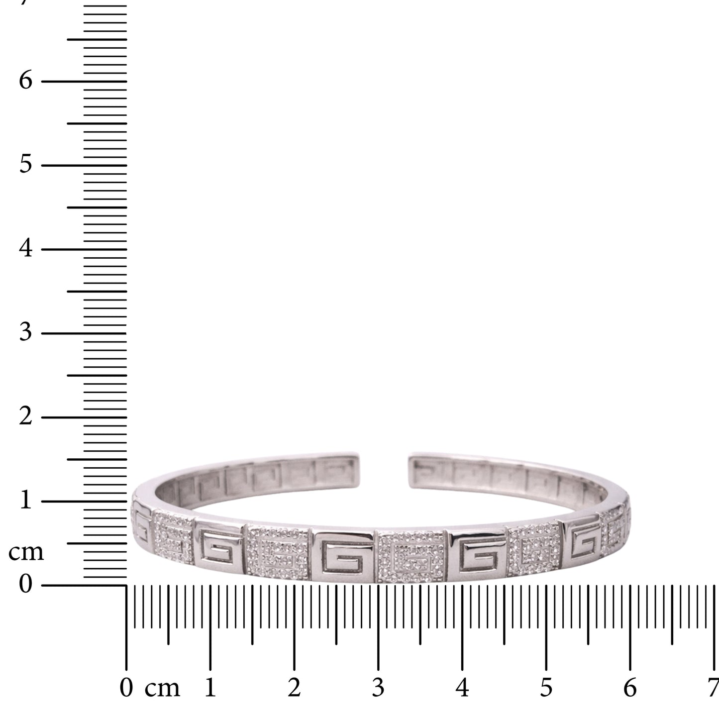 Regal Grid 925 Sterling Silver Bracelet
