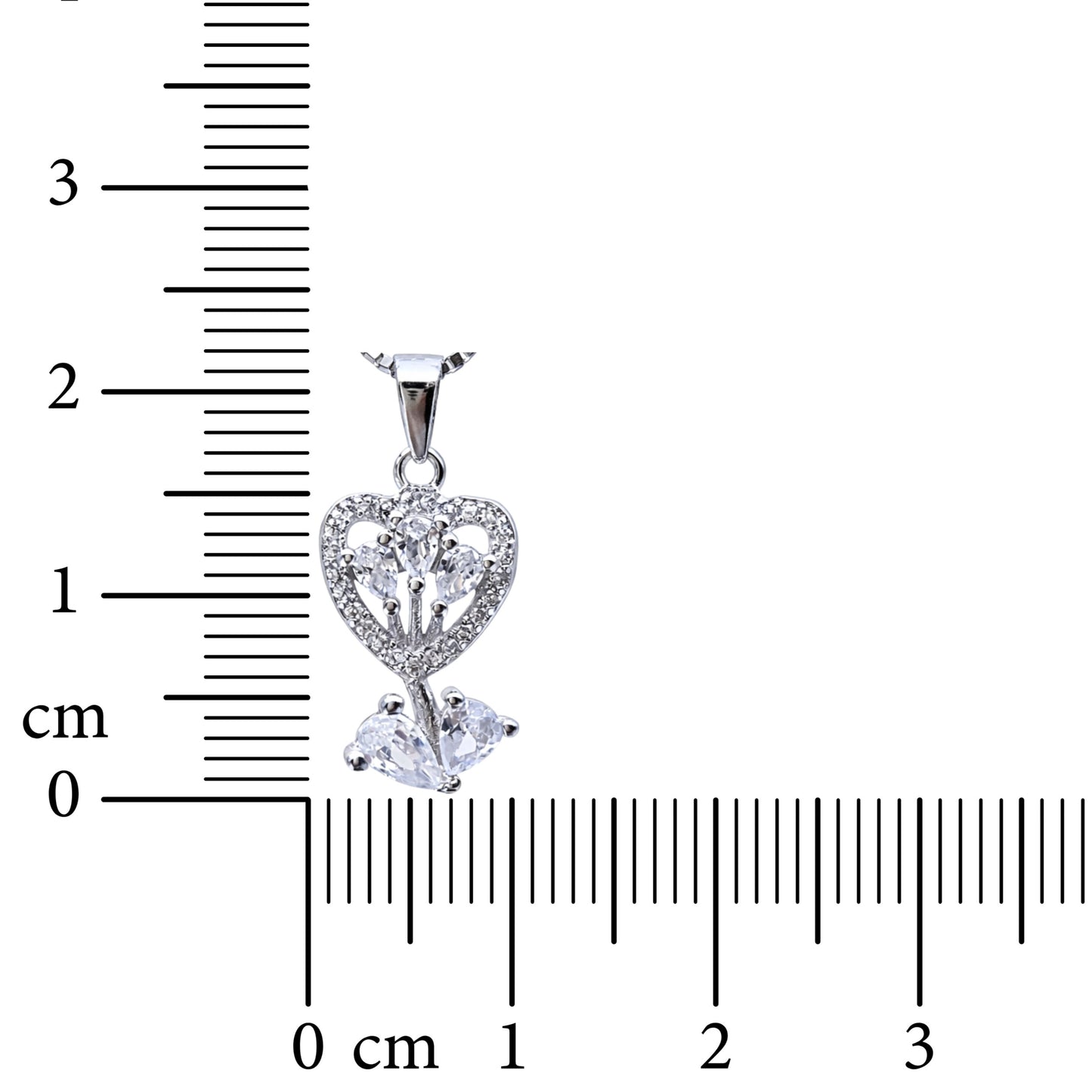 Amora Heart 925 Sterling Silver Necklace
