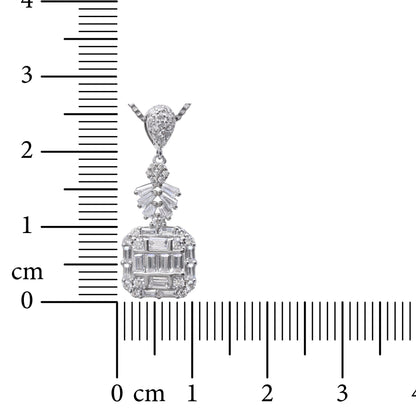 Regal Drop 925 Sterling Silver Necklace