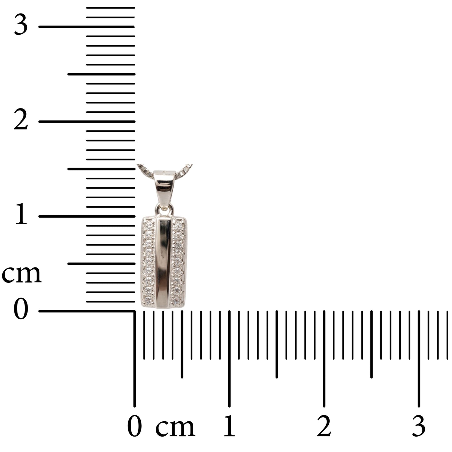 Silver Column 925 Sterling Silver Necklace