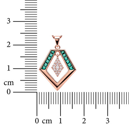 Lustre Frame 925 Sterling Silver Necklace