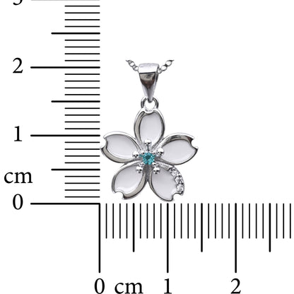 Frost Petal 925 Sterling Silver Necklace
