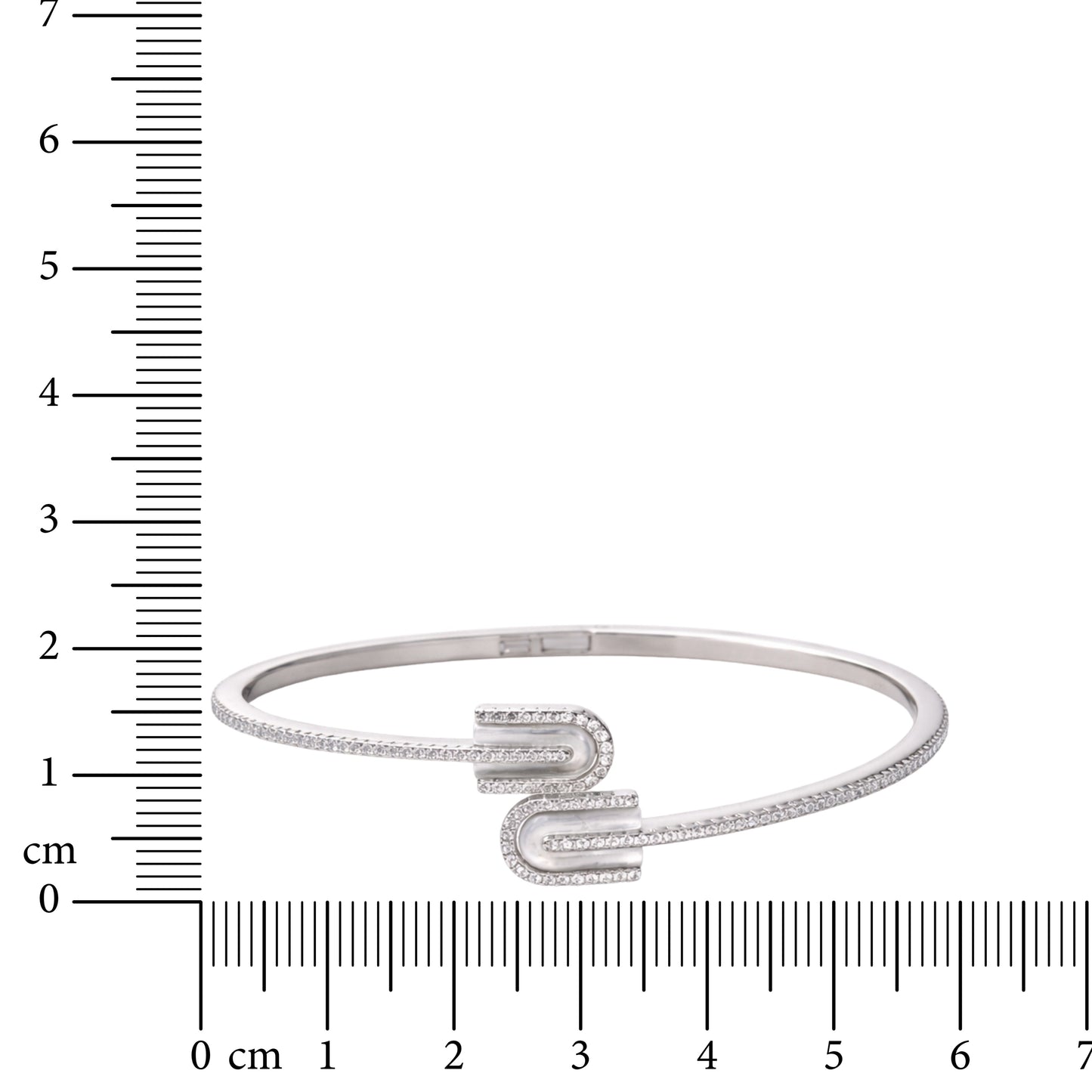 Twin Curve Radiance Cuff 925 Sterling Silver Bracelet