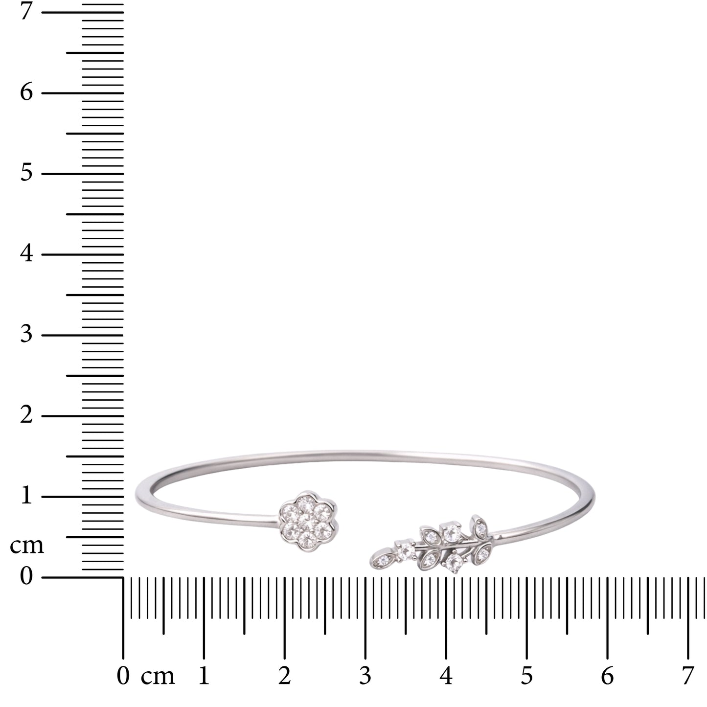 Bloom & Vine Cuff 925 Sterling Silver Bracelet