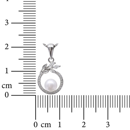 Pearl Wreath 925 Sterling Silver Necklace