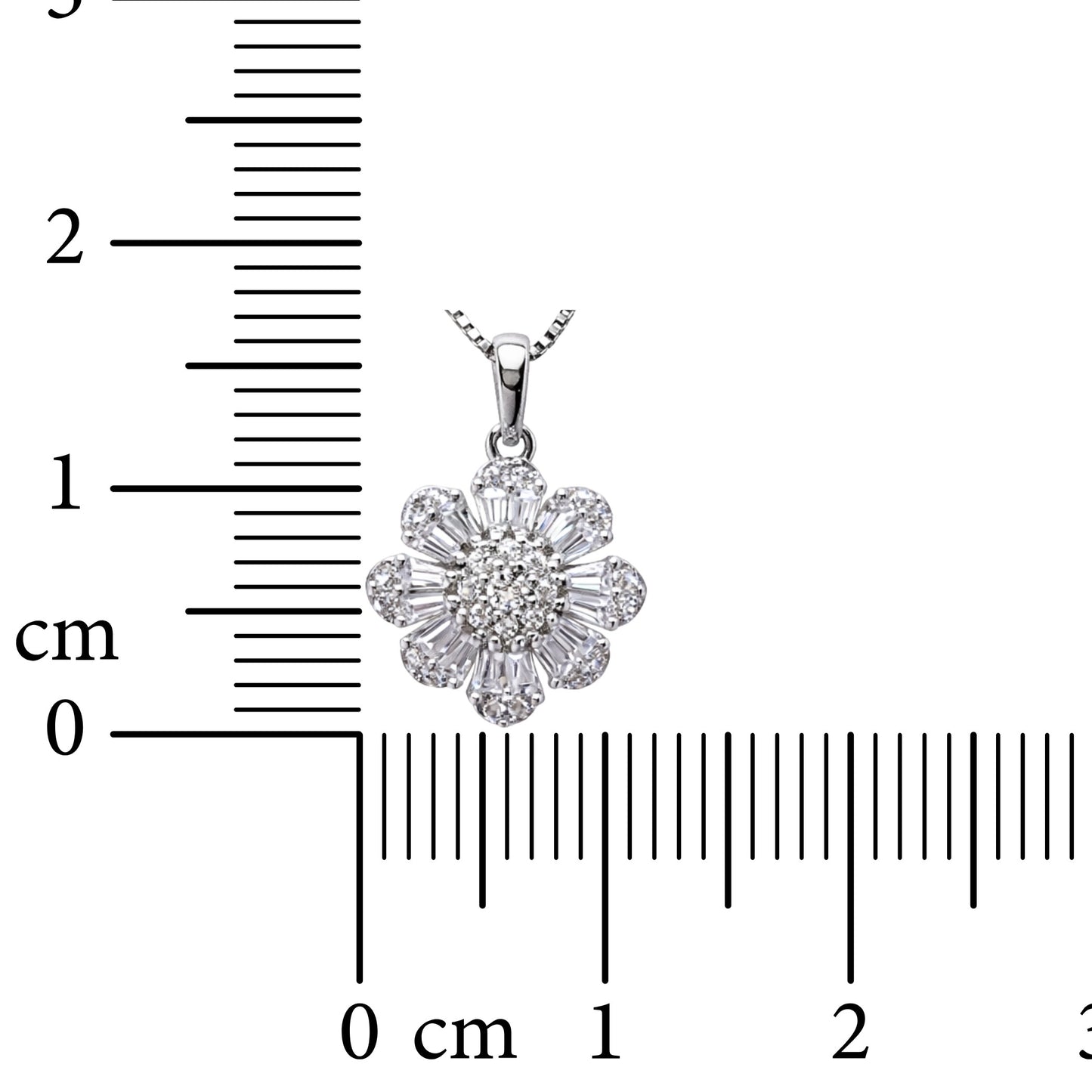 Starlit Daisy 925 Sterling Silver Necklace