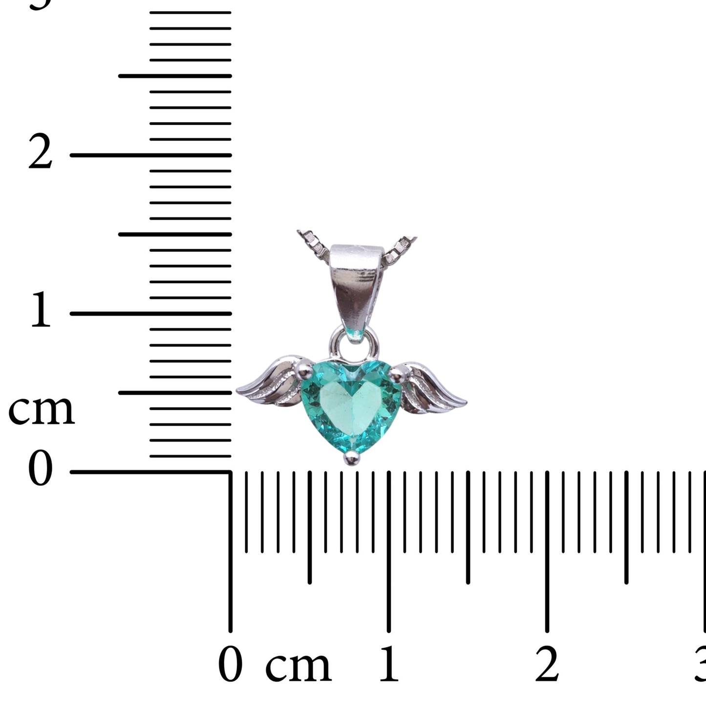 Winged Heart 925 Sterling Silver Necklace