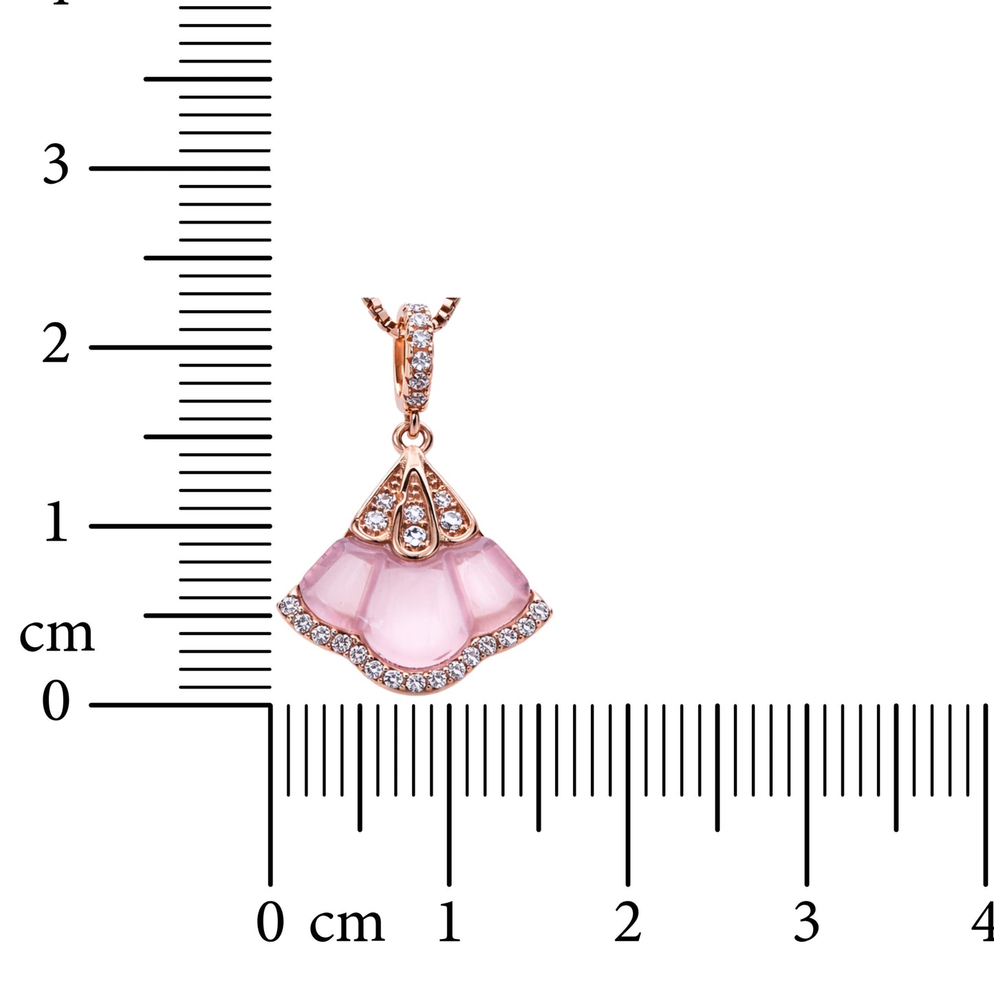 Blush Veil 925 Sterling Silver Necklace