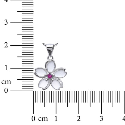 Frost Petal 925 Sterling Silver Necklace