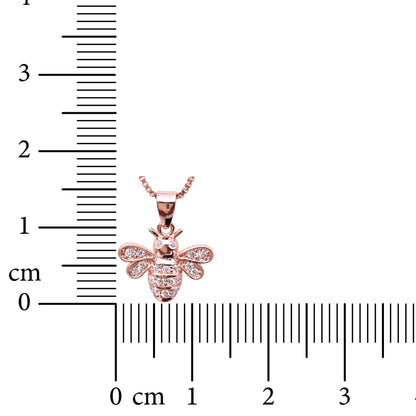 Honeyglow Bee 925 Sterling Silver Necklace