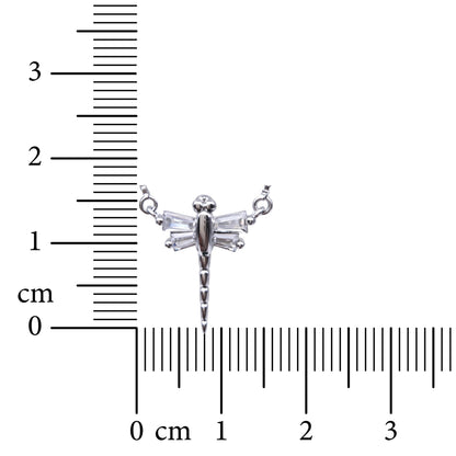 Ethereal Dragonfly 925 Sterling Silver Necklace