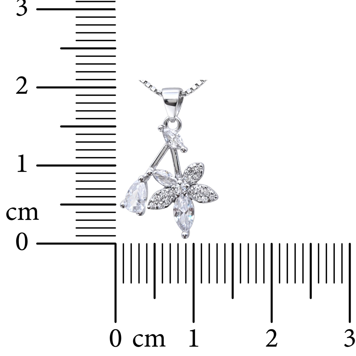 Flora Spark 925 Sterling Silver Necklace