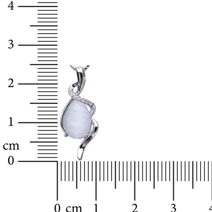 Luna Flow 925 Sterling Silver Necklace