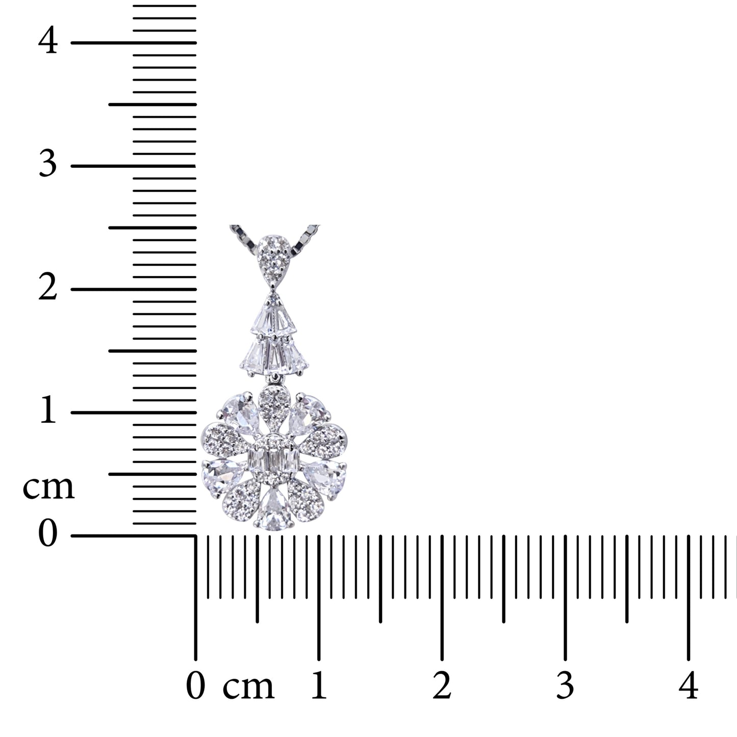 Starlume Drop 925 Sterling Silver Necklace